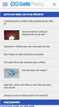 Mobile Screenshot of geektheory.fr