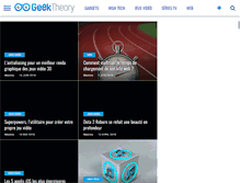 Tablet Screenshot of geektheory.fr